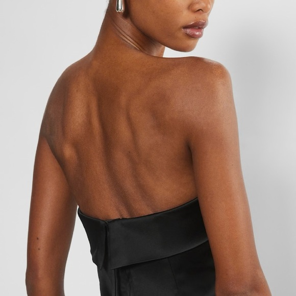 ARITZIA Ten Shimmer Satin Tube Dress sz 4 - Picture 6 of 9